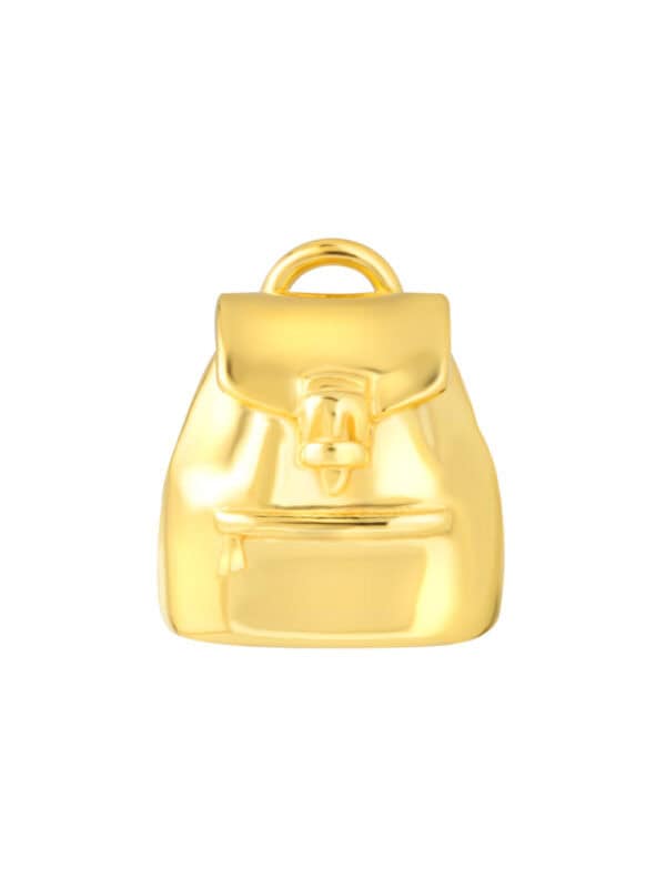 TOMEI Chomel Backpack Charm, Yellow Gold 916