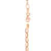 TOMEI Love Chain Bracelet, Rose Gold 585