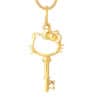 TOMEI x SANRIO Hello Kitty Key Pendant, Yellow Gold 916