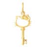 TOMEI x SANRIO Hello Kitty Key Pendant, Yellow Gold 916
