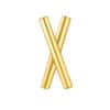 TOMEI Anastasia X-Cross Pendant, Yellow Gold 916