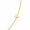 TOMEI Diamond Cut Collection Gift Box Necklace, Yellow Gold 916