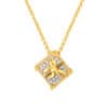 TOMEI Diamond Cut Collection Gift Box Necklace, Yellow Gold 916