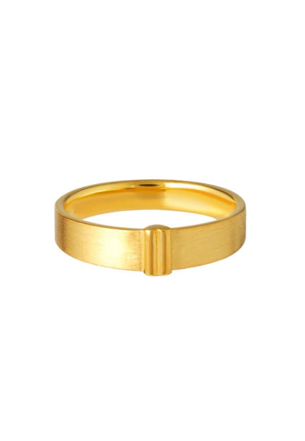 TOMEI Cherish Love Couple Ring, Yellow Gold 916