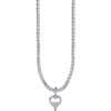 TOMEI Love Lockdown Pendant, White Gold 585 (P5278/MF300)