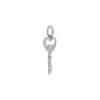 TOMEI Love Lockdown Pendant, White Gold 585 (P5278/MF300)