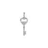 TOMEI Love Lockdown Pendant, White Gold 585 (P5278/MF300)