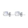 TOMEI Edge Earrings, White Gold 585