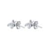 TOMEI Beez Earrings, White Gold 585