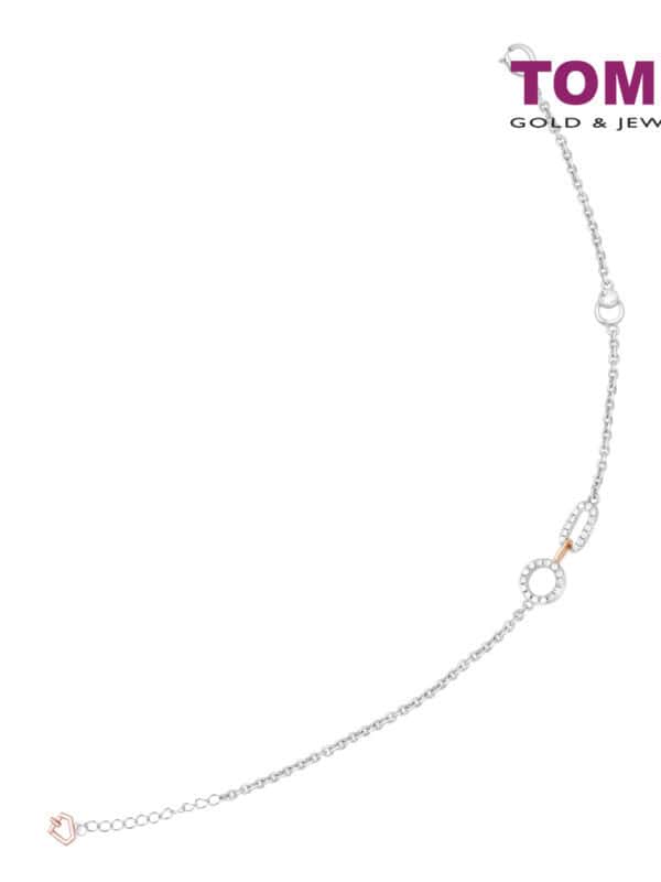 TOMEI Love Is Beautiful Collection Diamond Bracelet, White? Gold 585