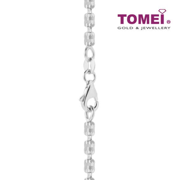1tomei_0000_Sony_14337.psd TOMEI Italia 50cm Long Necklace, Unisex White Gold 585