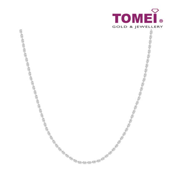 1tomei_0002_Sony_14336.psd TOMEI Italia 50cm Long Necklace, Unisex White Gold 585