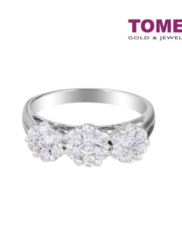 TOMEI Diamond Ring White Gold 750