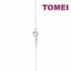 TOMEI Diamond Pendant Set, White Gold 585