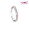 TOMEI EB Evermore Ring For Her, White+Rose Gold 750