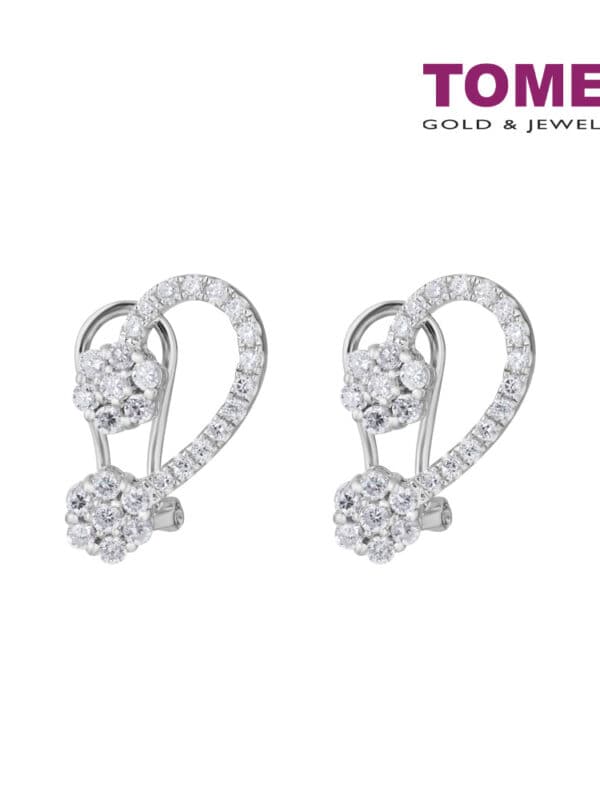 TOMEI Clidia Earrings White Gold 750