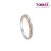 TOMEI EB Evermore Ring For Her, White+Rose Gold 750
