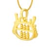 TOMEI Dragon Abacus Pendant, Yellow Gold 916