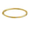 TOMEI Dual-Tone Simplicity Bangle, Yellow Gold 916