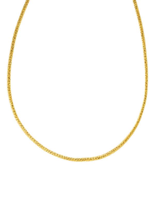 TOMEI Lusso Italia Twisted Sturdy Necklace, Yellow Gold 916