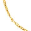 TOMEI Lusso Italia Elongated Link Necklace, Yellow Gold 916