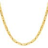 TOMEI Lusso Italia Elongated Link Necklace, Yellow Gold 916