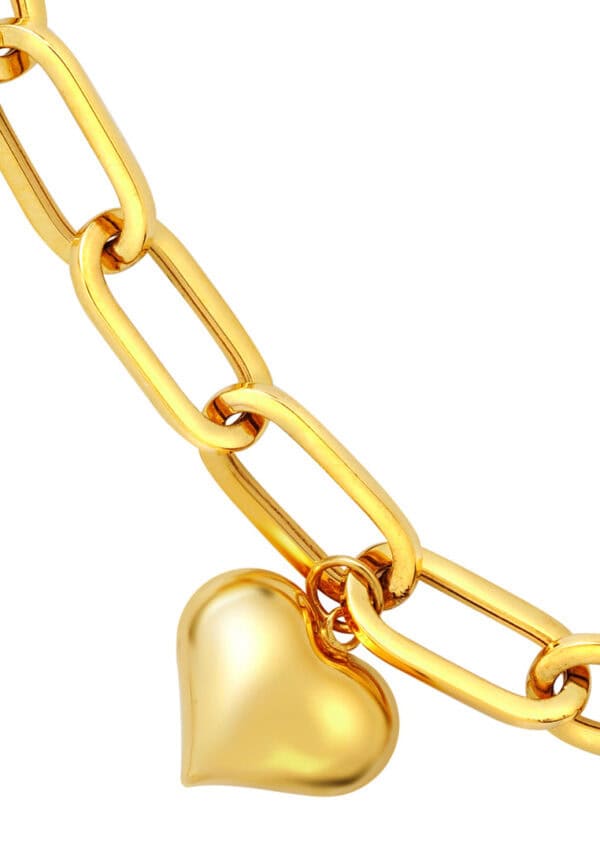 202408130938024cb3a34e50afd38e3e52580baeaff9cc TOMEI Lusso Italia Heartt Linked Bracelet, Yellow Gold 916