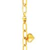 TOMEI Lusso Italia Heartt Linked Bracelet, Yellow Gold 916
