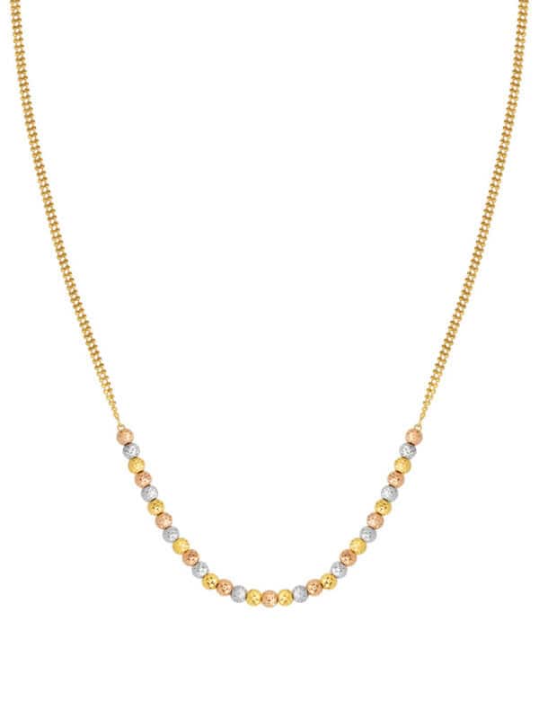 2024082208351405ee59b5c9c0fc9e7353dba4b606680f TOMEI Lusso Italia Fluorescence Beads Necklace, Yellow Gold 916