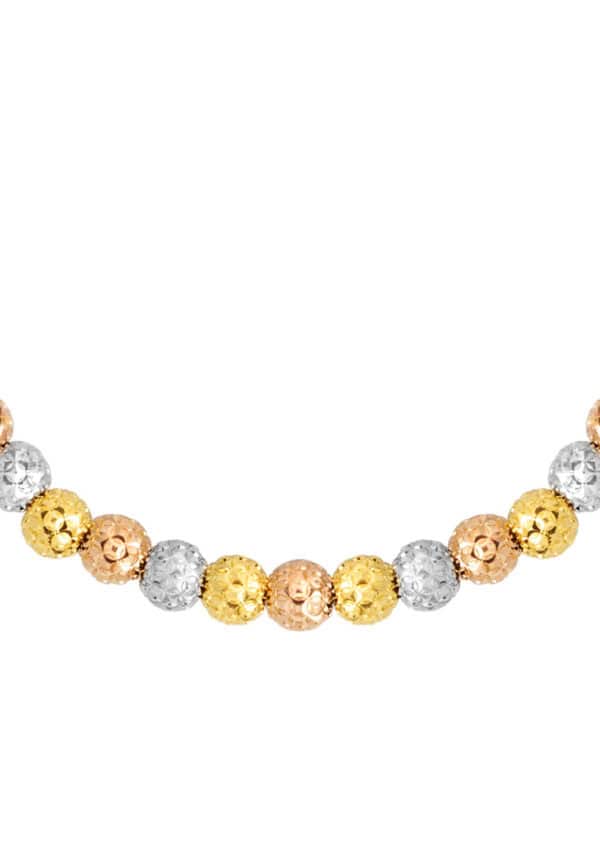 20240822083514f159c8ef6dd4310d40dffddff58cab38 TOMEI Lusso Italia Fluorescence Beads Necklace, Yellow Gold 916