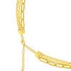 TOMEI Lusso Italia Layered Necklace, Yellow Gold 916