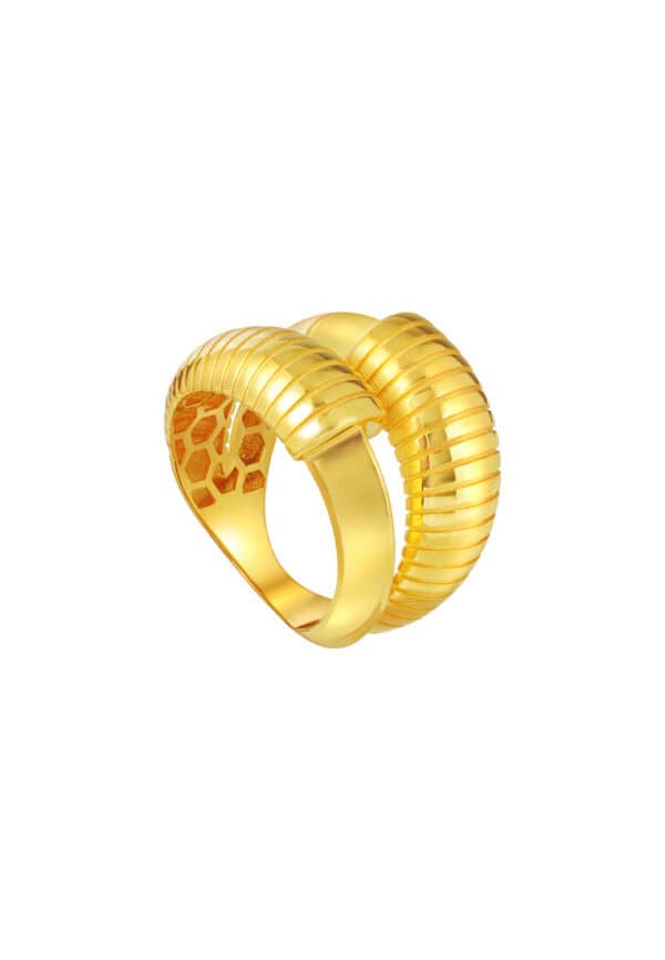 202409040954264f3fe20d2b6bdb636796346f2ebb441f TOMEI Lusso Italia Twisted Ring, Yellow Gold 916