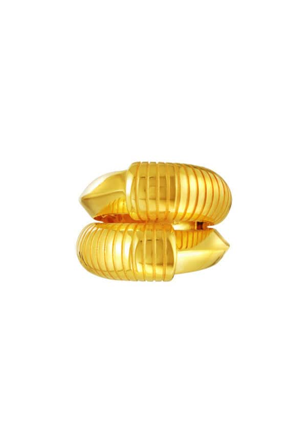 20240904095426f70995cc7020973c6e4be6868870b3a3 TOMEI Lusso Italia Twisted Ring, Yellow Gold 916