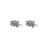 TOMEI Petite Love Earrings, White Gold 585
