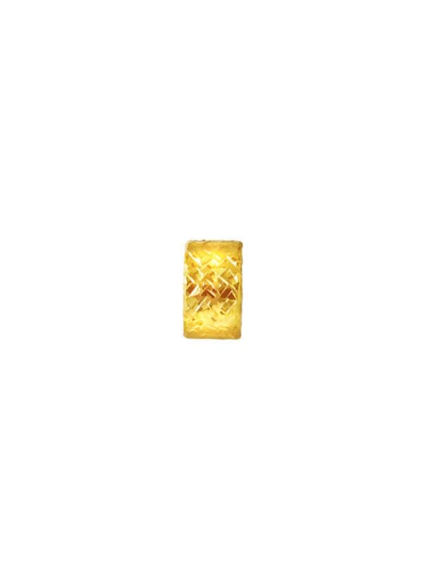TOMEI Circle Charm, Yellow Gold 916