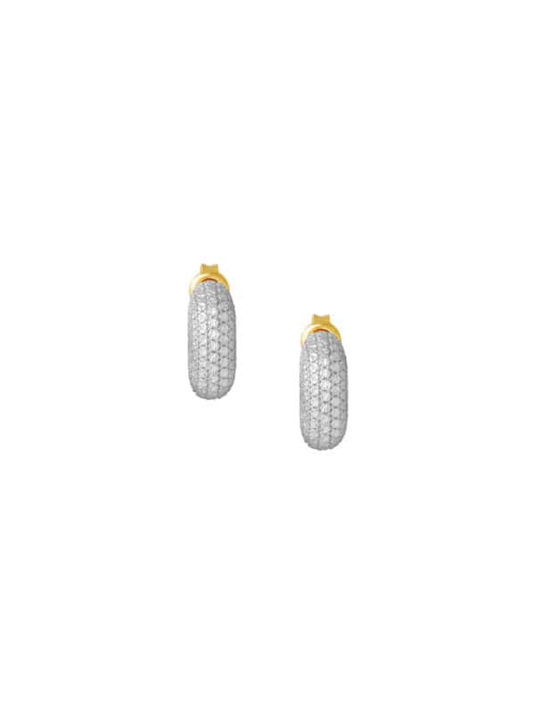 20241008075815b5d7b2f901cb56f31c17136fdc145665 TOMEI Diamomnd Cut Collection Hoop Earrings, Yellow Gold 916