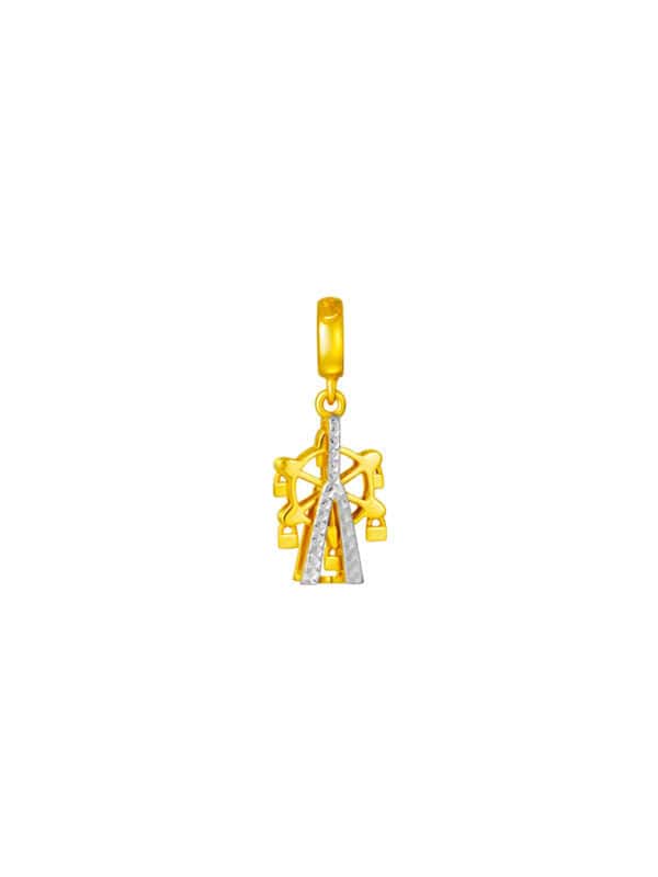 TOMEI Chomel Collection Ferris Wheel Charm, Yellow Gold 916