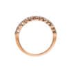 TOMEI Glimmering Grace Collection Eternity Ring, Rose Gold 750