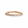 TOMEI Glimmering Grace Collection Eternity Ring, Rose Gold 750