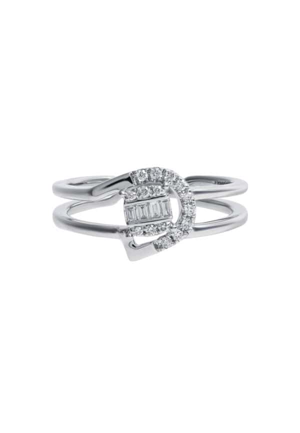 20241107094727f97ebb2da253a64080419998a1d3c8f8 TOMEI Chic Radiance Collection Diamond Ring, White Gold 585