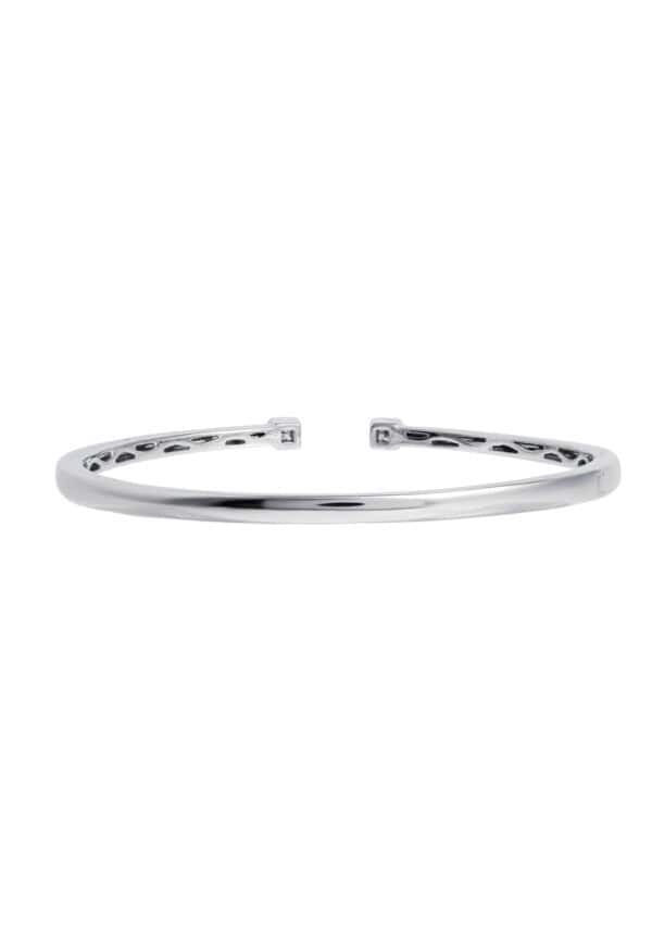 TOMEI Brilliance Collection Diamond Bangle, White Gold 750
