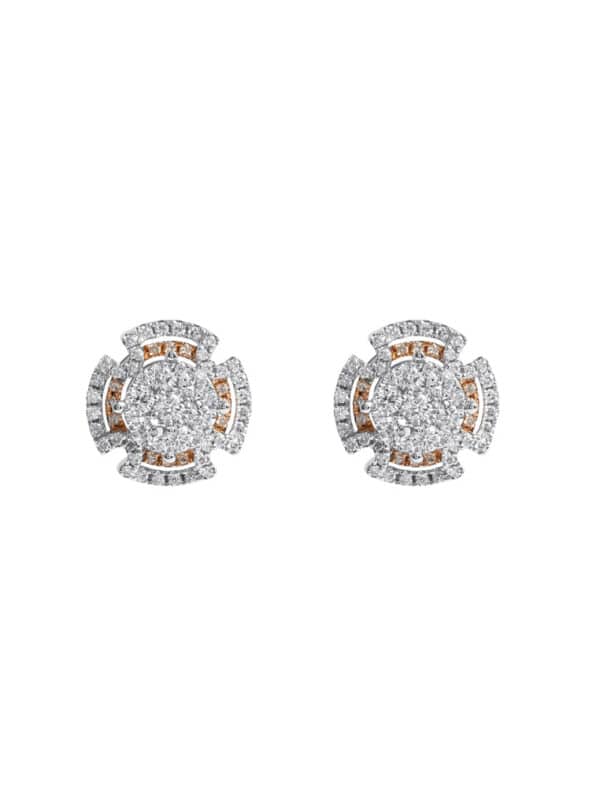 20241108073347ad142259379d0fabf9653b94a3795123 TOMEI Diamond Earrings, White+Rose Gold 750