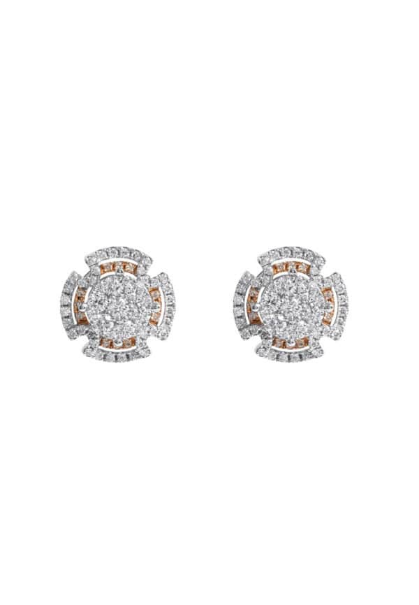 20241108073347ad142259379d0fabf9653b94a3795123 TOMEI Diamond Earrings, White+Rose Gold 750