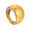 TOMEI Diamond Cut Collection Chunky Ring, Yellow Gold 916