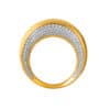 TOMEI Diamond Cut Collection Chunky Ring, Yellow Gold 916