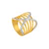 TOMEI Diamond Cut Collection Ring, Yellow Gold 916