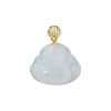 TOMEI Buddha Jade Pendant, Yellow Gold 750