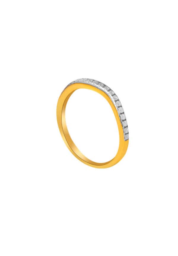 20241127064815112decf5018d91d6620be69f72a330e3 TOMEI Diamond Cut Collection 2-in-1 Ring, Yellow Gold 916
