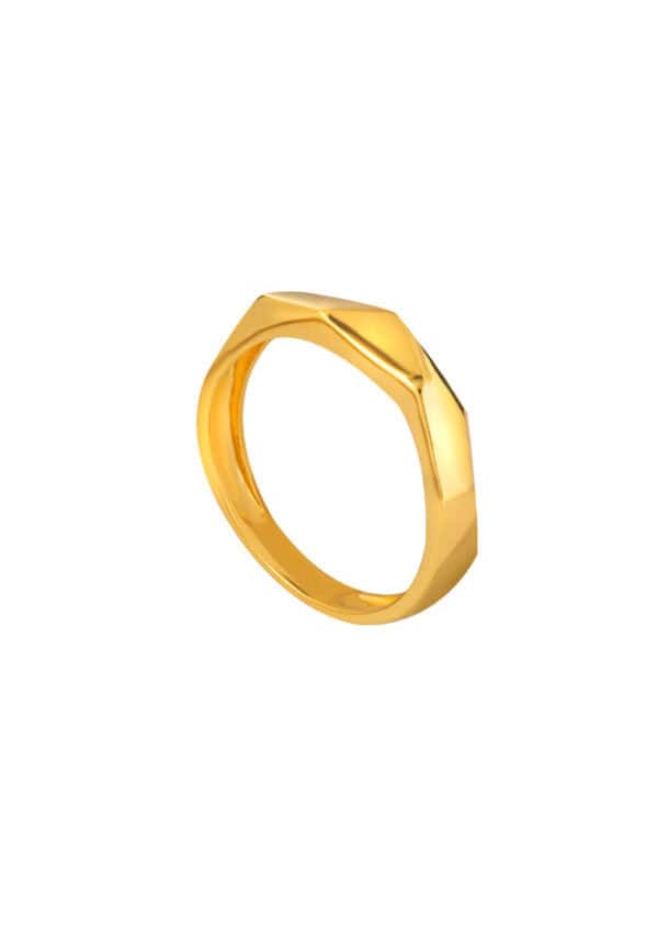 202411270648152a3d4b2f78350a586db3137c7ecf0880 TOMEI Diamond Cut Collection 2-in-1 Ring, Yellow Gold 916