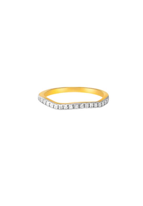 20241127064815d6c09b4534f7a6840ecb8979103cee9a TOMEI Diamond Cut Collection 2-in-1 Ring, Yellow Gold 916